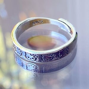 COPY - Hello kitty adjustable ring 925